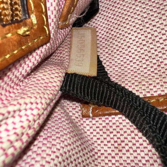 Dooney & Bourke Pumpkin Orange Dillen Letter Carrier Crossbody - Picture 3 of 10